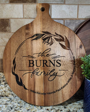Load image into Gallery viewer, Family Engraved Cutting Board