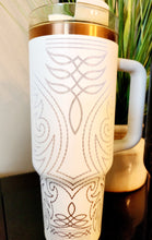 Load image into Gallery viewer, Western Boot Stitch Stainless-Steel Tumblers 40oz