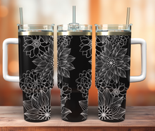 Load image into Gallery viewer, Floral Wrap Stainless-Steel Tumblers 40oz