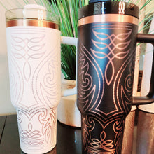 Load image into Gallery viewer, Western Boot Stitch Stainless-Steel Tumblers 40oz
