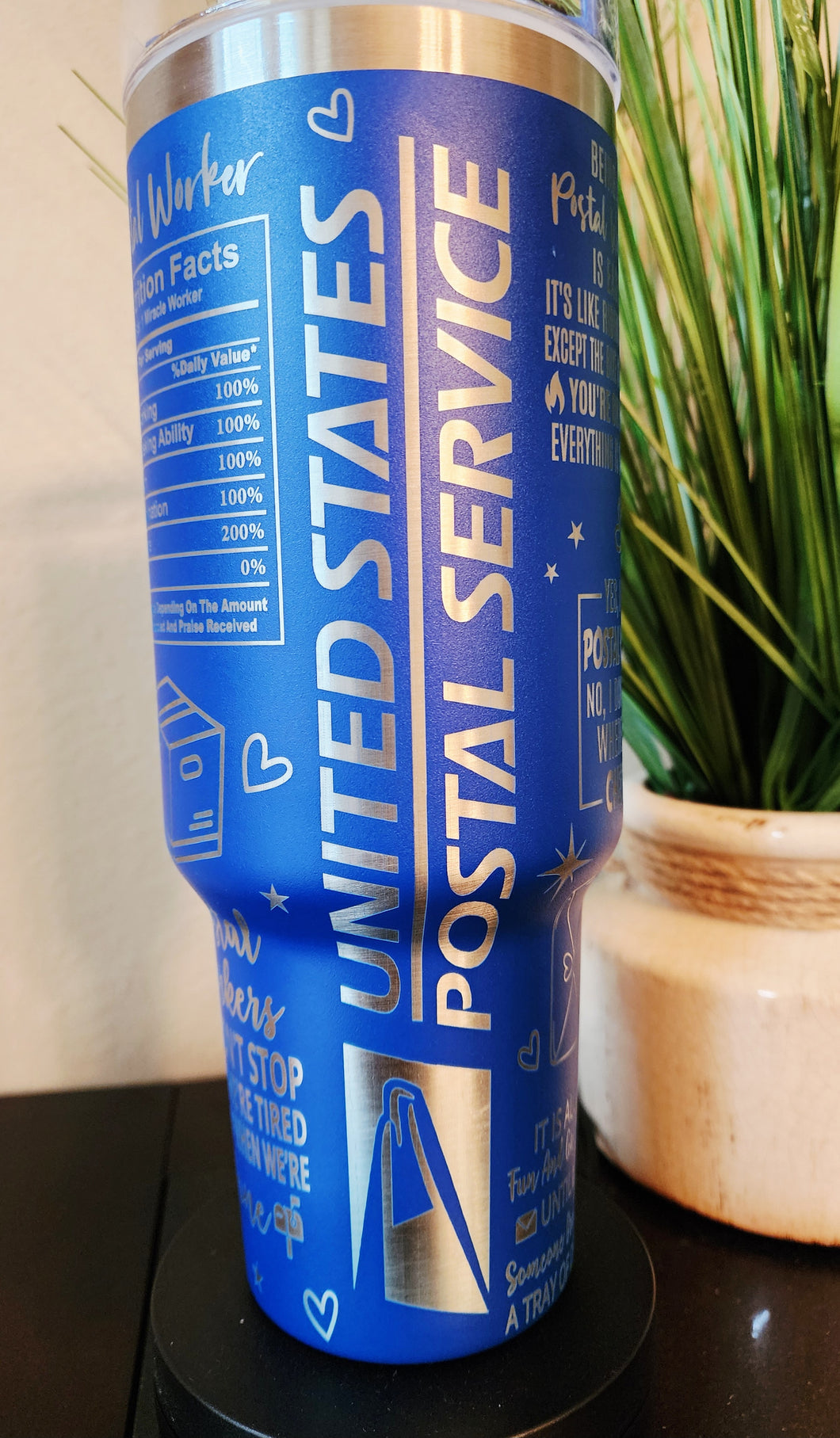 USPS Postal - Stainless-Steel Tumbler 40oz