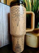 Load image into Gallery viewer, Western Boot Stitch Stainless-Steel Tumblers 40oz
