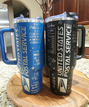 Load image into Gallery viewer, USPS Postal - Stainless-Steel Tumbler 40oz
