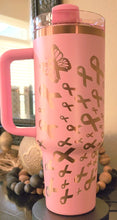 Load image into Gallery viewer, Dahlia Breast Cancer Ribbon
