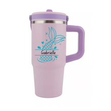 Load image into Gallery viewer, Kids Personalized Stainless-Steel Tumblers 20oz with Handle
