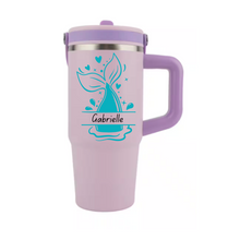 Load image into Gallery viewer, Kids Personalized Stainless-Steel Tumblers 20oz with Handle
